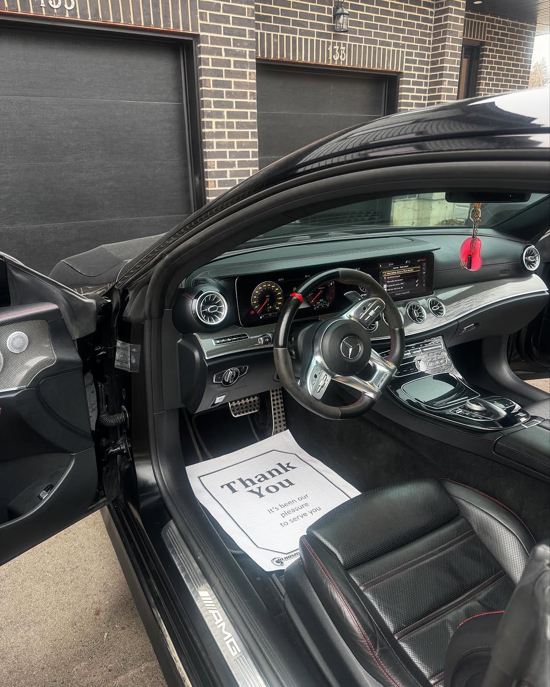 Mercedes-Benz interior after full detail